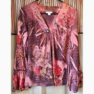 Dress Barn Embellished Ladies Top